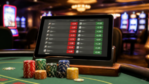 How to Evaluate Online Betting Sites Safely and Smartly Casino betting screen with odds and chips