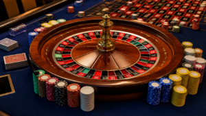 Online Betting Singapore: A Practical Guide for Players Casino roulette table with chips and cards