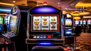 Game Nổ Hũ Là Gì? Khám Phá Thế Giới Casino Đổi Thưởng Đầy Hấp Dẫn ภาพสล็อตแมชชีนในคาสิโนที่สื่อถึงเกมสล็อต